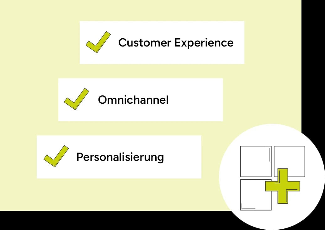 Begriffe Customer Experience, Omnichannel, Personalisierung